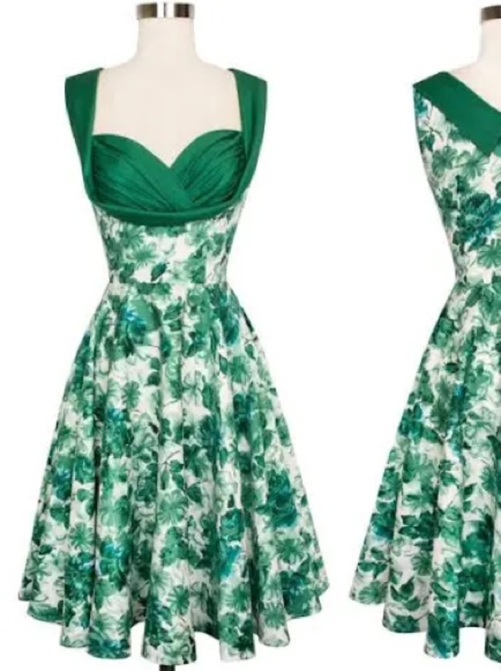 Trashy Diva Honey Dress in Watercolor Jade
